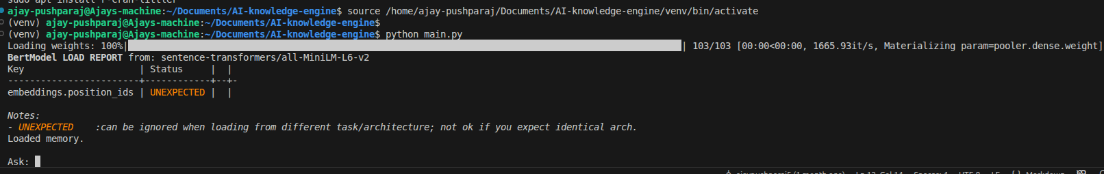 RAG Knowledge Engine screenshot 1